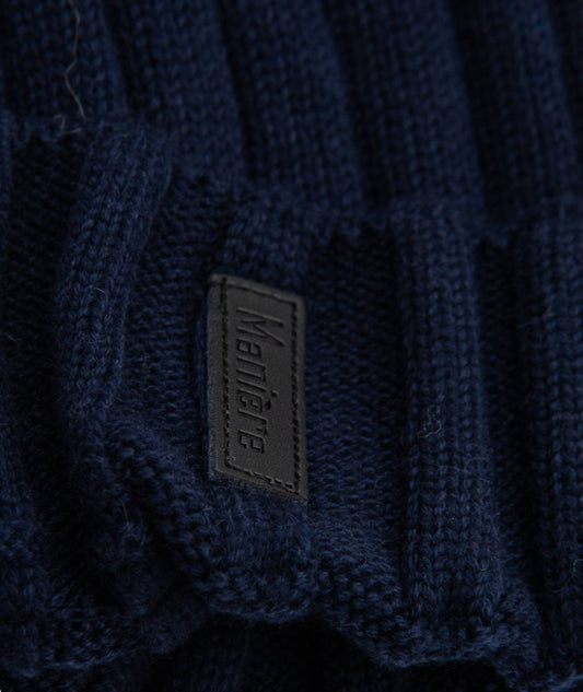Maniere - Ribbed Merino Wool Hat With Pom