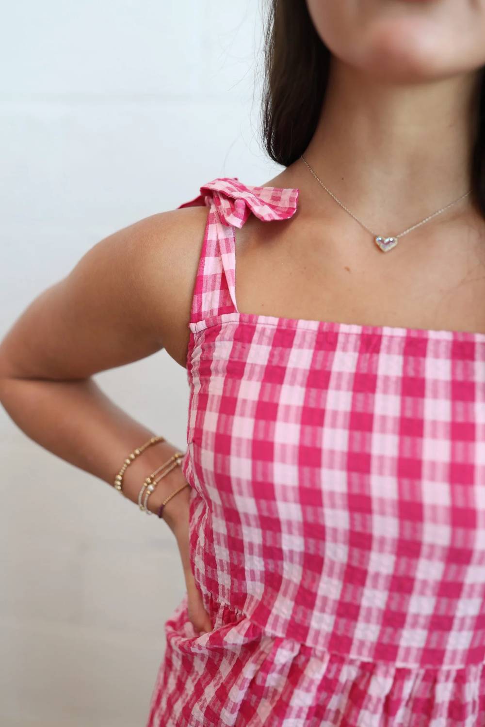Ichi - Felica Tie Strap Midi Dress