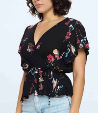 Ever B - Elaina Floral Blouse