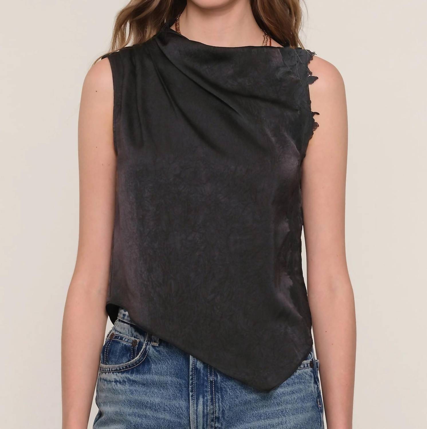 heartloom Novia Top in black - women's tank top