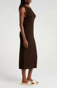 Frame - Sleeveless Knitted Midi Dress
