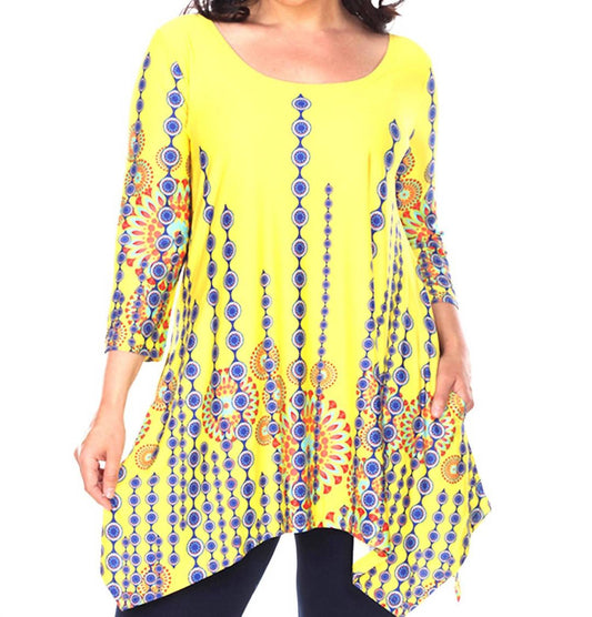 White Mark - Plus Size Rella Tunic Top