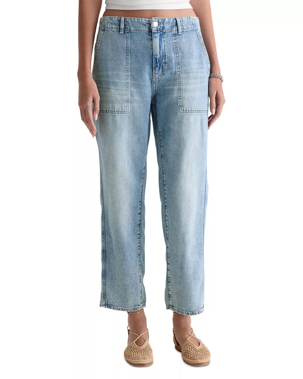 Ag Jeans - Analeigh Mid Rise Utility Jeans
