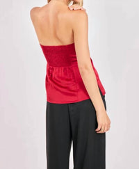 Sadie & Sage - Romy Satin Tube Top