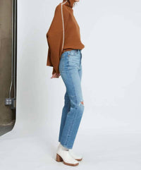 Rag & Bone - Alex High Rise Straight Jeans