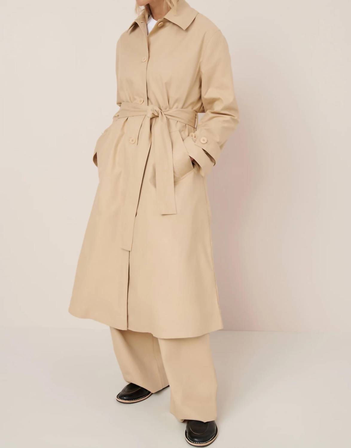 Kowtow - Cleo Trench With Detachable Belt