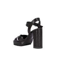 The Kooples - Women's Lizard Effect Leather Heeled Sandals