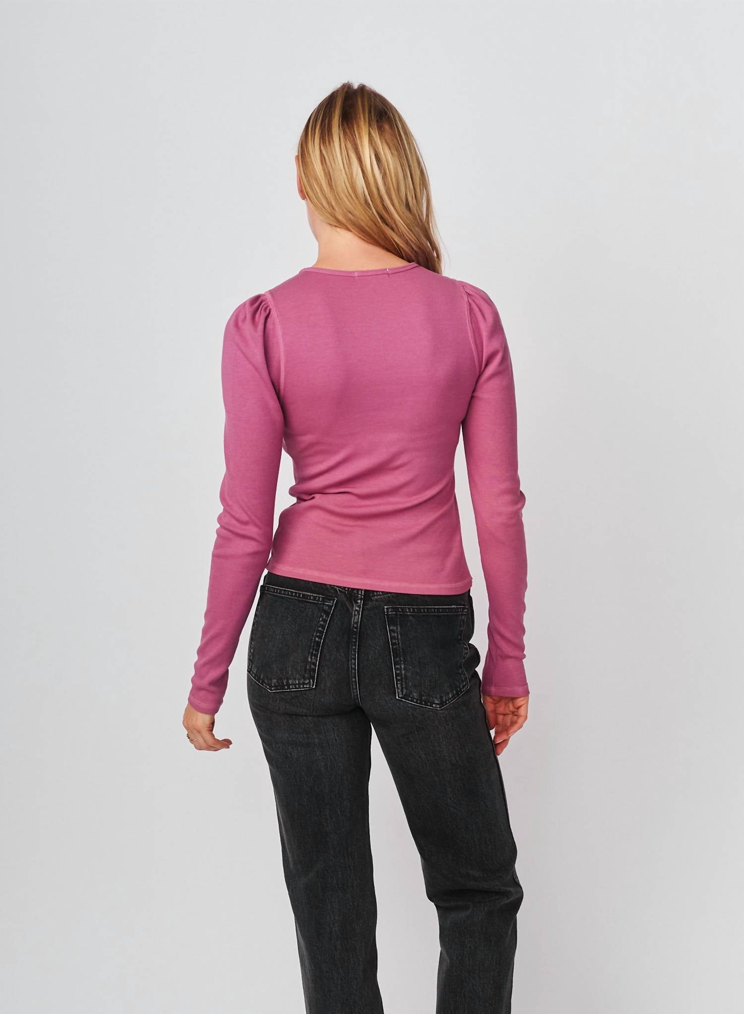 Sundry - Puff Sleeve Top
