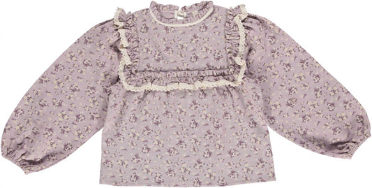 Liilu - Girls Leria Flower Blouse