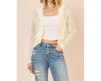 Cozy Co. - Cocoon Open Knit Cardigan