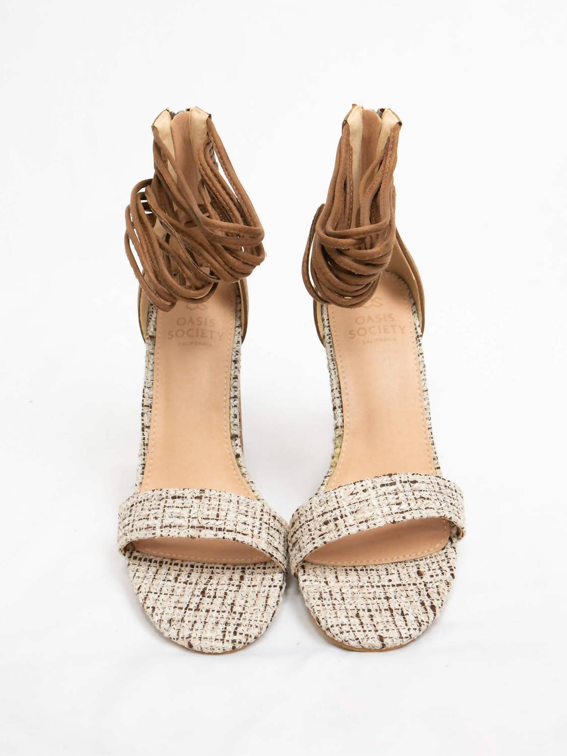Oasis Society - Women's Blair Suede Tweed Heels