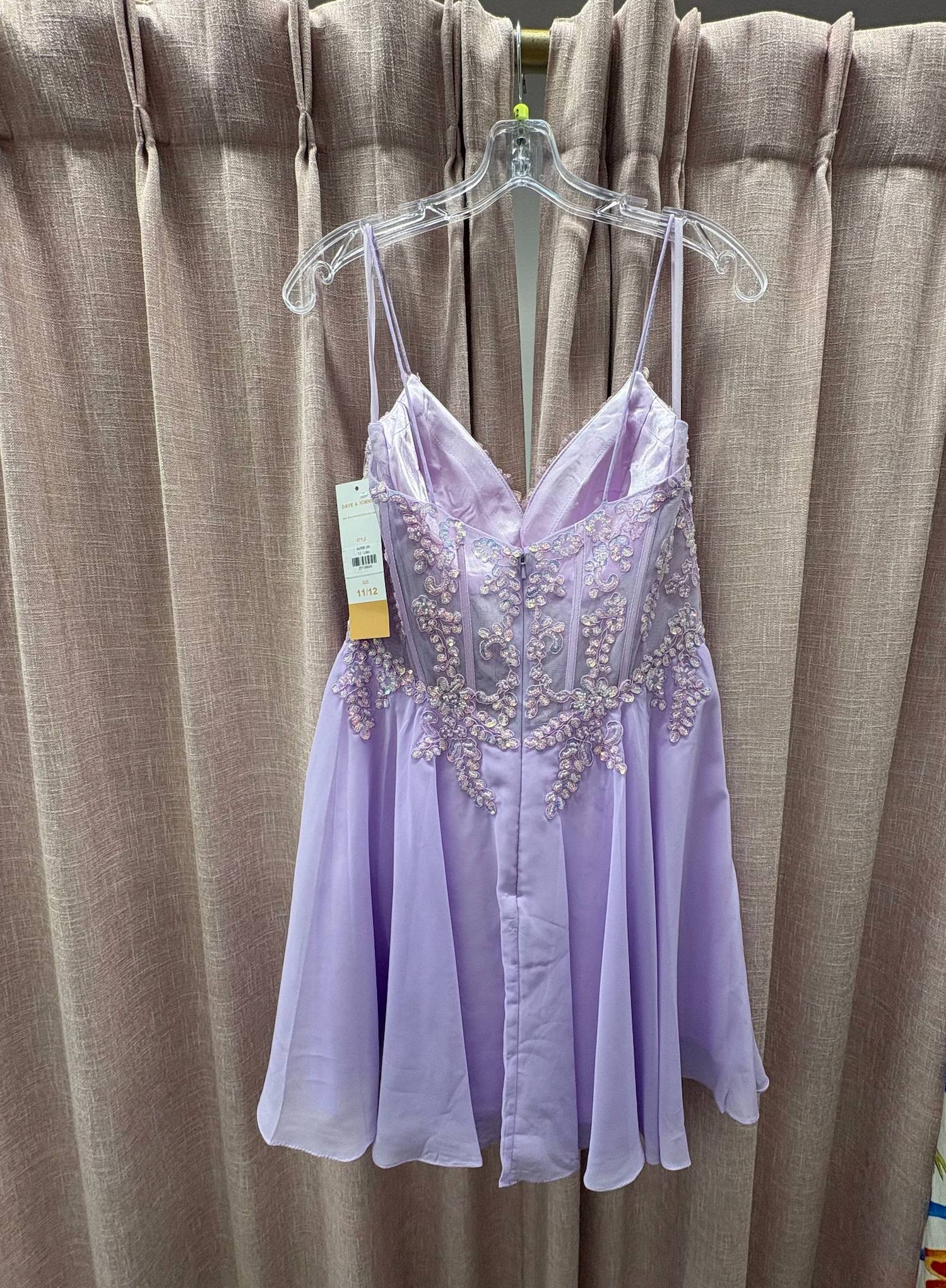 Dave & Johnny - Embellished Fit And Flare Homecoming Mini Dress