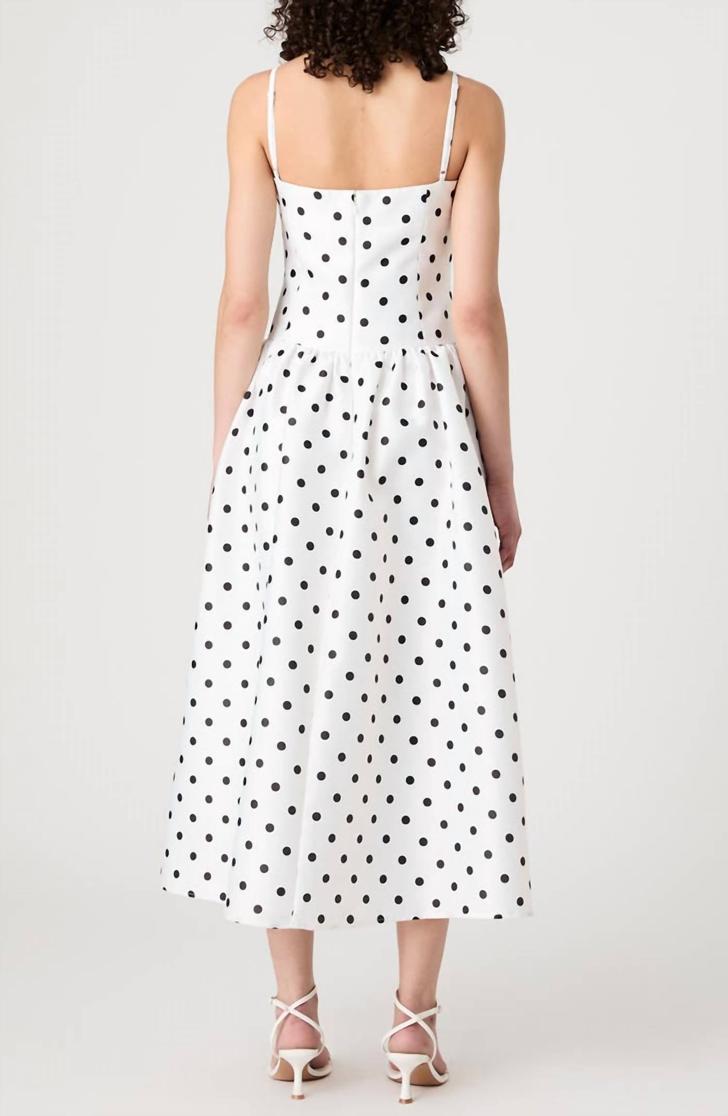 French Connection - Strappy Polka Dot Mini Dress