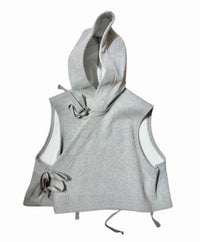 Nepenthes - Women's Engineered Garments Fleece Cropped Wrap Vest