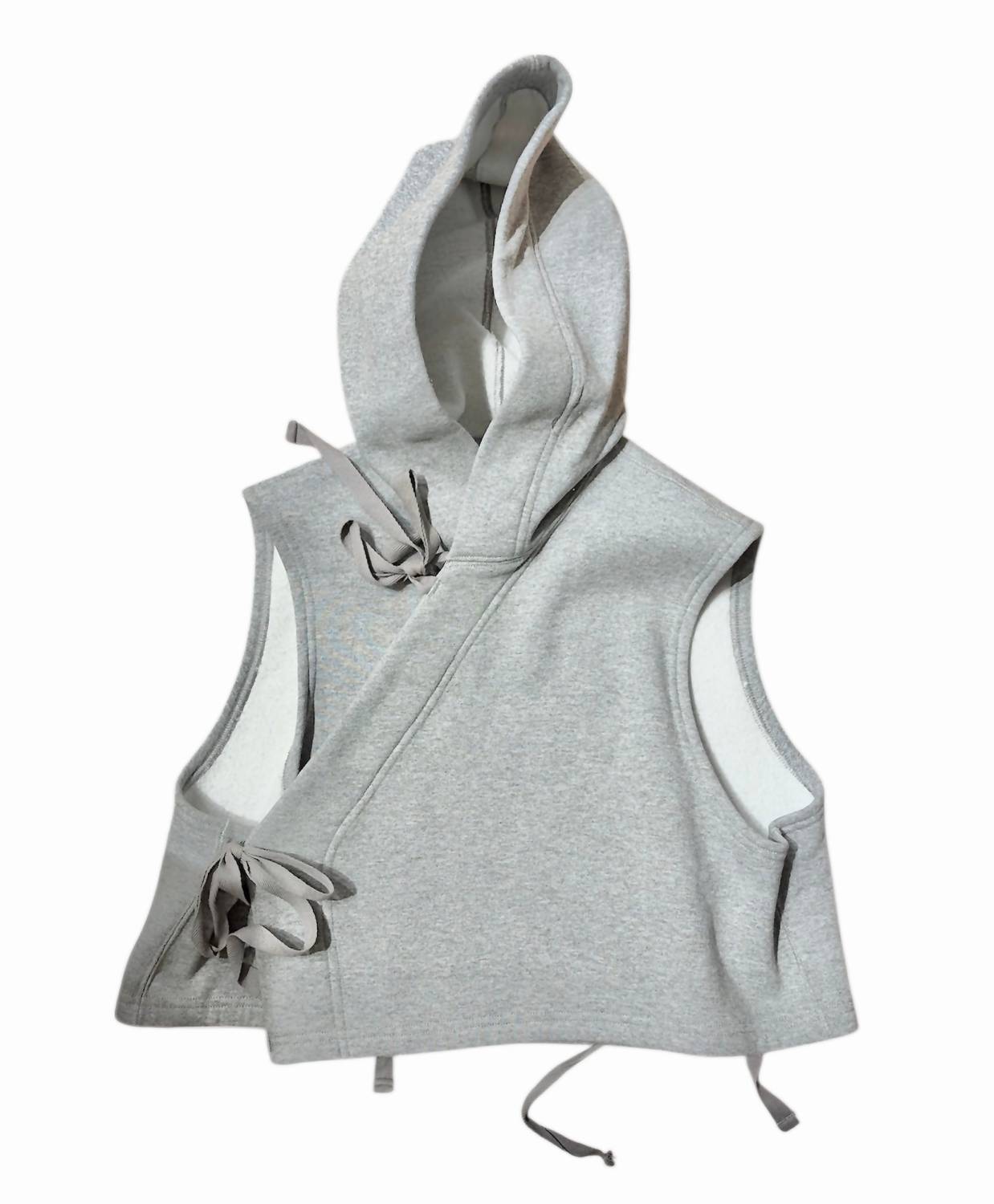 Nepenthes - Women's Engineered Garments Fleece Cropped Wrap Vest