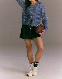 ALLISON NEW YORK Sloan Cardigan in blue space dye - women's cardigan - view 5
