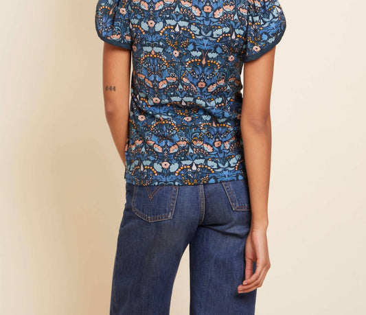 Nation Ltd - Kennedy Contrast Tulip Sleeve Tee