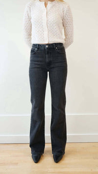 FRAME Arrow High Waist Relaxed Bootcut Jeans in deco - women's jeans