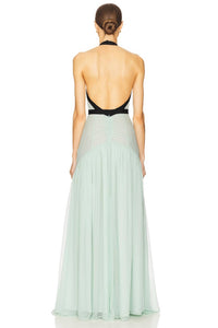 Helsa - Siren Maxi Chiffon Dress