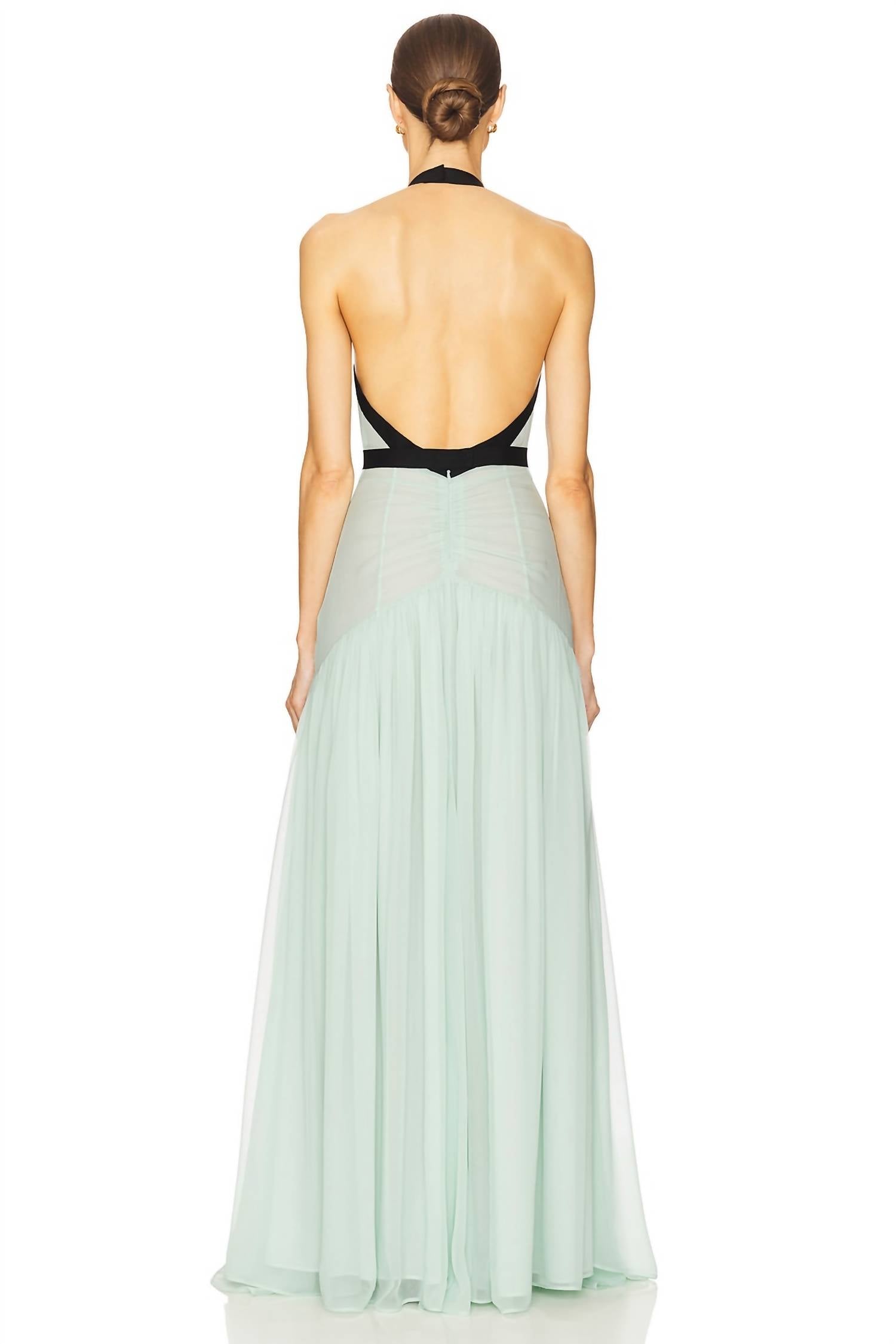 Helsa - Siren Maxi Chiffon Dress