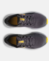 UNDER ARMOUR Kid's Surge 4 Running Shoes in grey white - kids' sneaker - alternate view