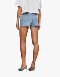 L'Agence Clark High Rise Shorts in galveston - women's shorts - alternate view