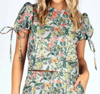 Sincerely Ours - Jacquard Cassandra Top