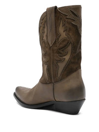 Golden Goose - Women's Wish Star Low Inlaid Embroidery Boot