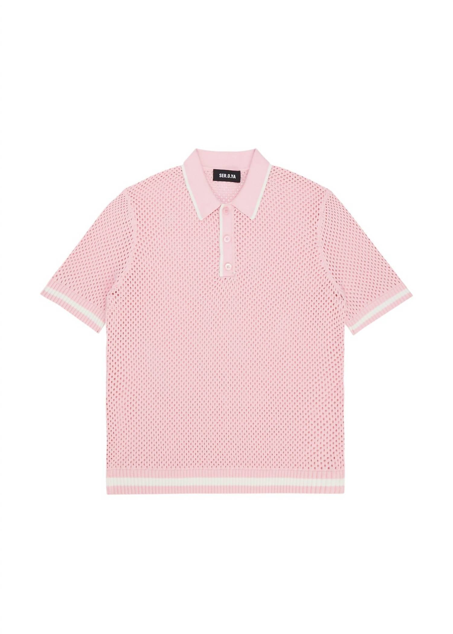 Ser.O.Ya - ZANE CROCHET POLO