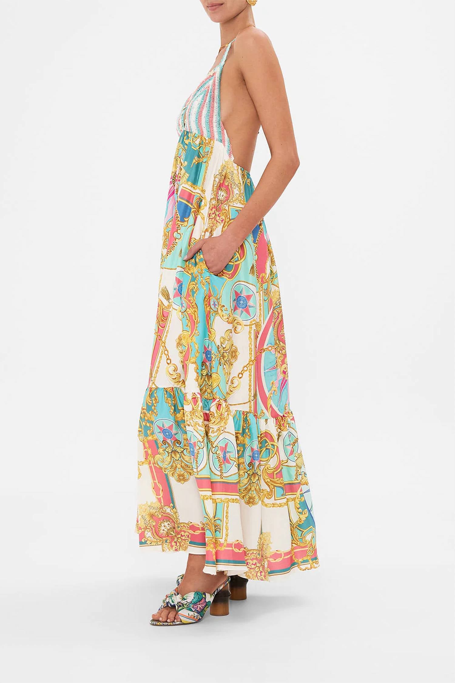 Camilla - Crochet Bra Long Dress