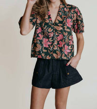 LAROQUE Nadia Top in lily - women's t-shirt