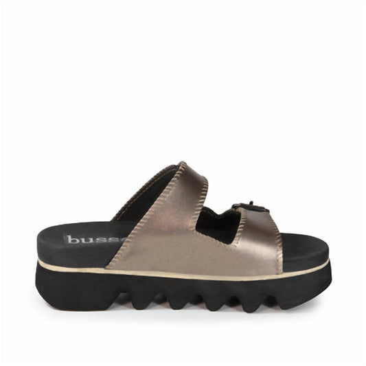 Bussola - Women's Clarinda Capri Buckle Strap Slide Sandals