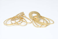Avenue Chic - Women's Multi Oval Stud Earrings