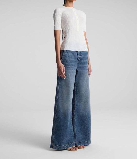 A.L.C. - Fisher Fine Cotton Knit Top