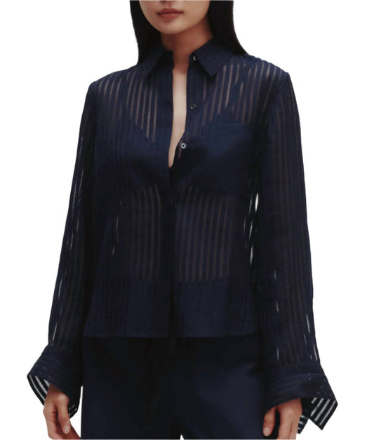 Twp - Boyfriend Silk Organza Shirt