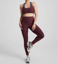 BEYOND YOGA Women's Spacedye Ready Bra in midnight burgundy heather - women's intimate - view 4