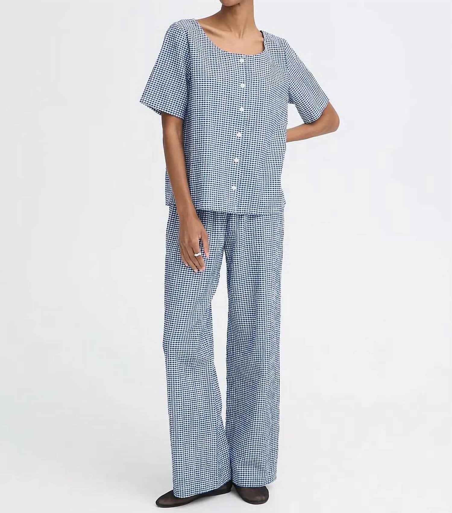 Ichi - Jilma Short Sleeve Blouse