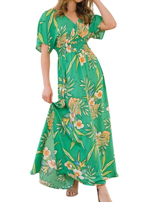 Oddi - FLORAL PRINTED WRAP MAXI DRESS