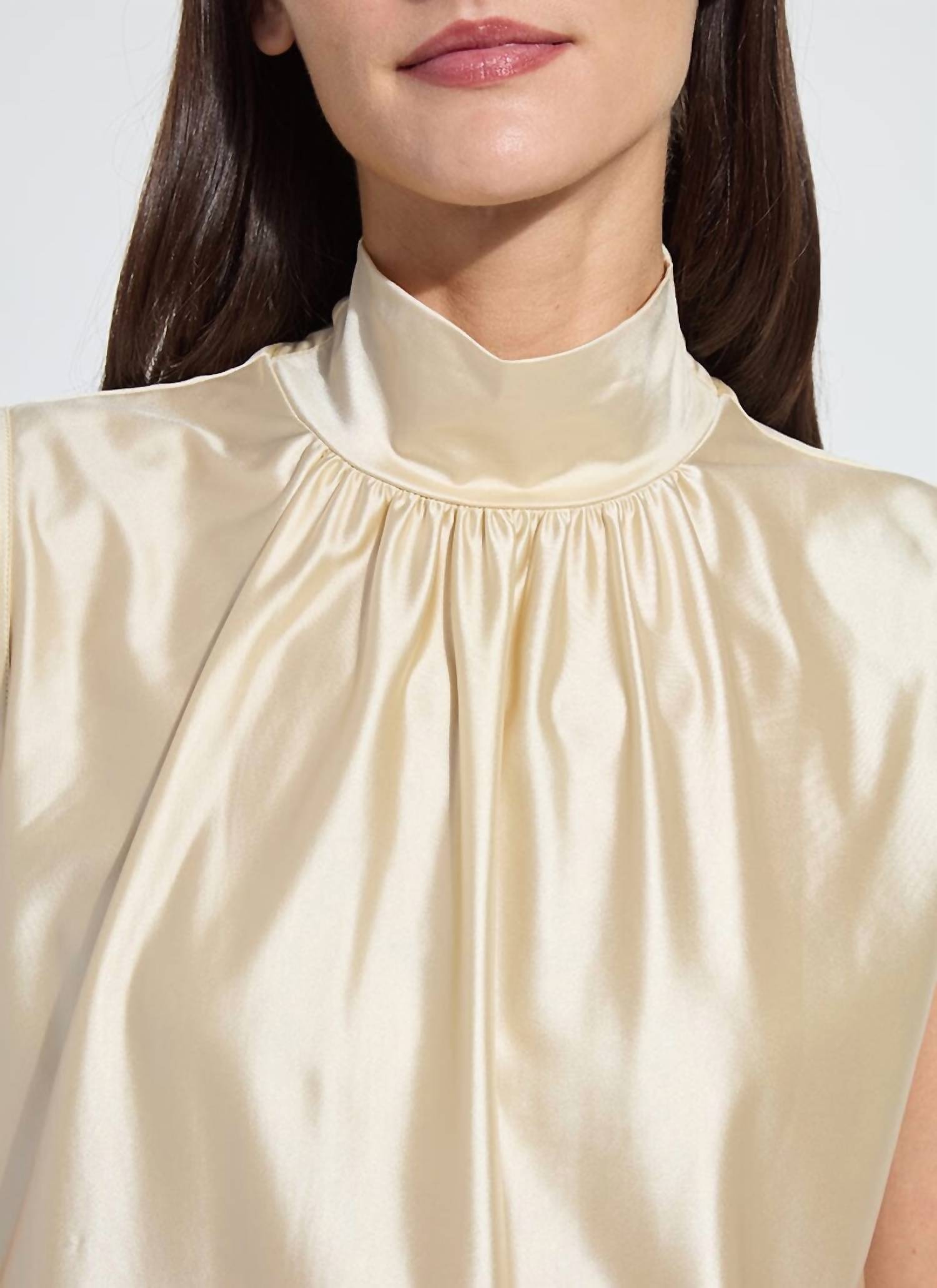 Lysse - Marcia Turtleneck Ruching Top