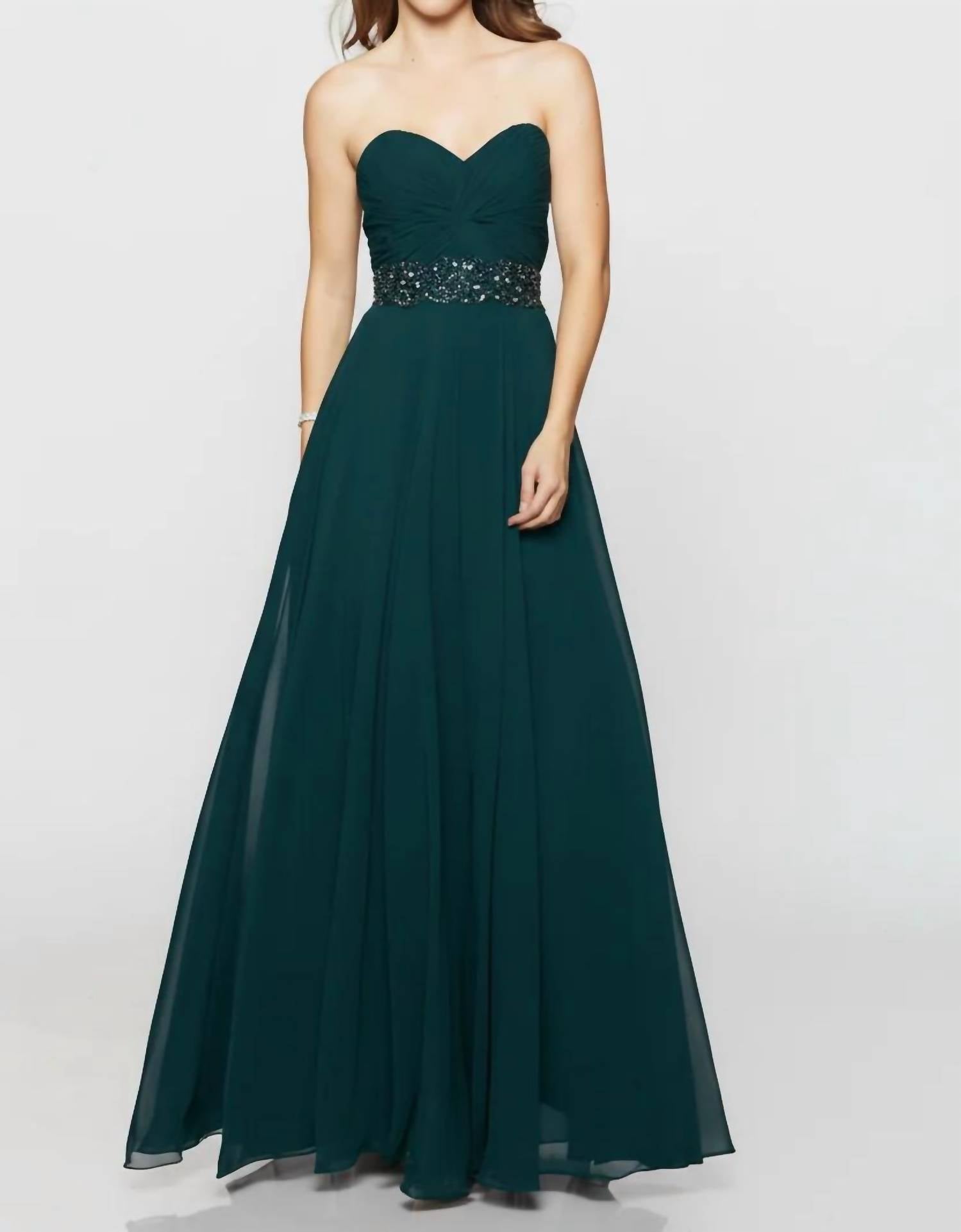 Last Dress - Twilight Whirl Strapless Gown