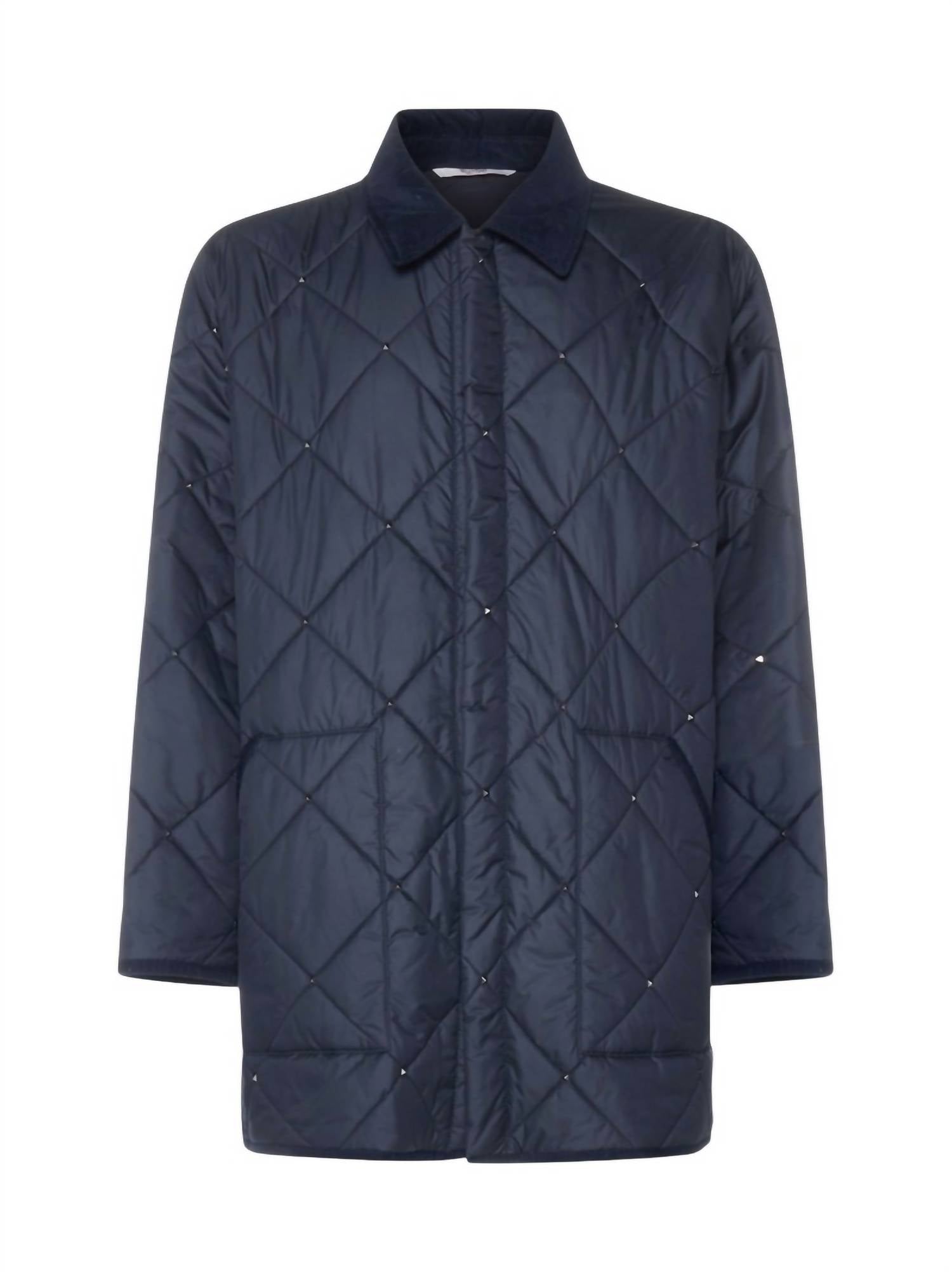 Valentino - Men's Rockstud Spike Quilted Nylon Jacket