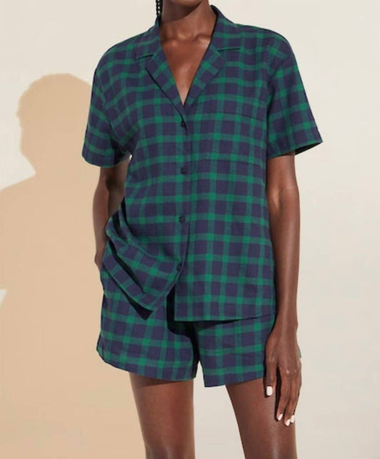 Flannel Short PJ Set