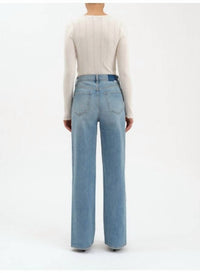 DAZE City High Rise Straight Leg Jeans in be mine vintage - women's jeans - detail view