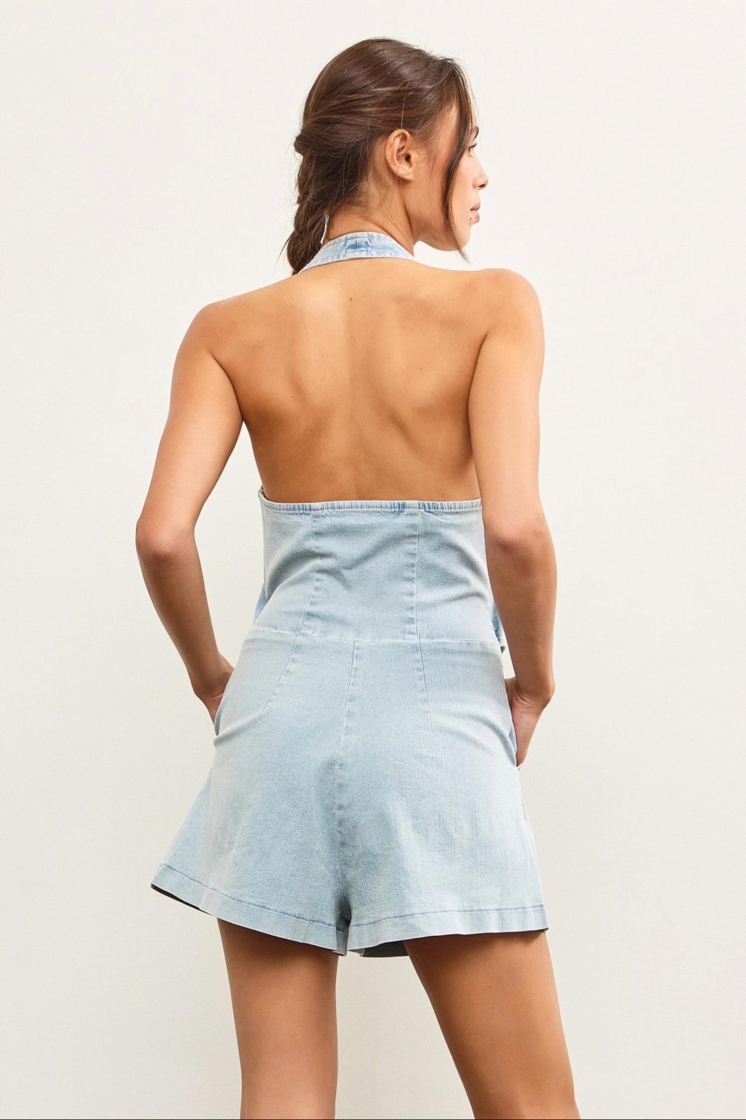 Mustard Seed - Indigo Affair Romper