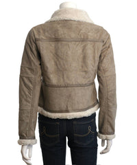 Hyfve - Women's Faux Suede Moto Jacket