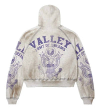 Vale Forever - Men's Army Zip Up Hoodie