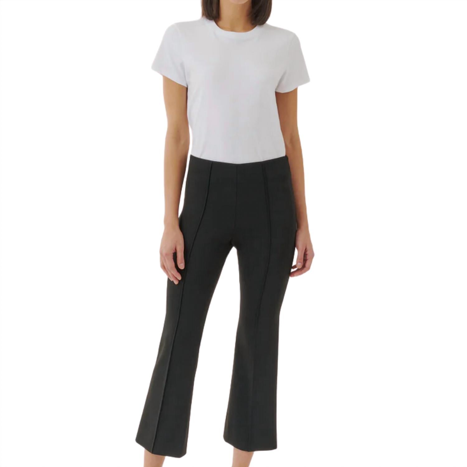 ATM Women's Ponte Kick Flare Pant in black - women's pants - alternate view