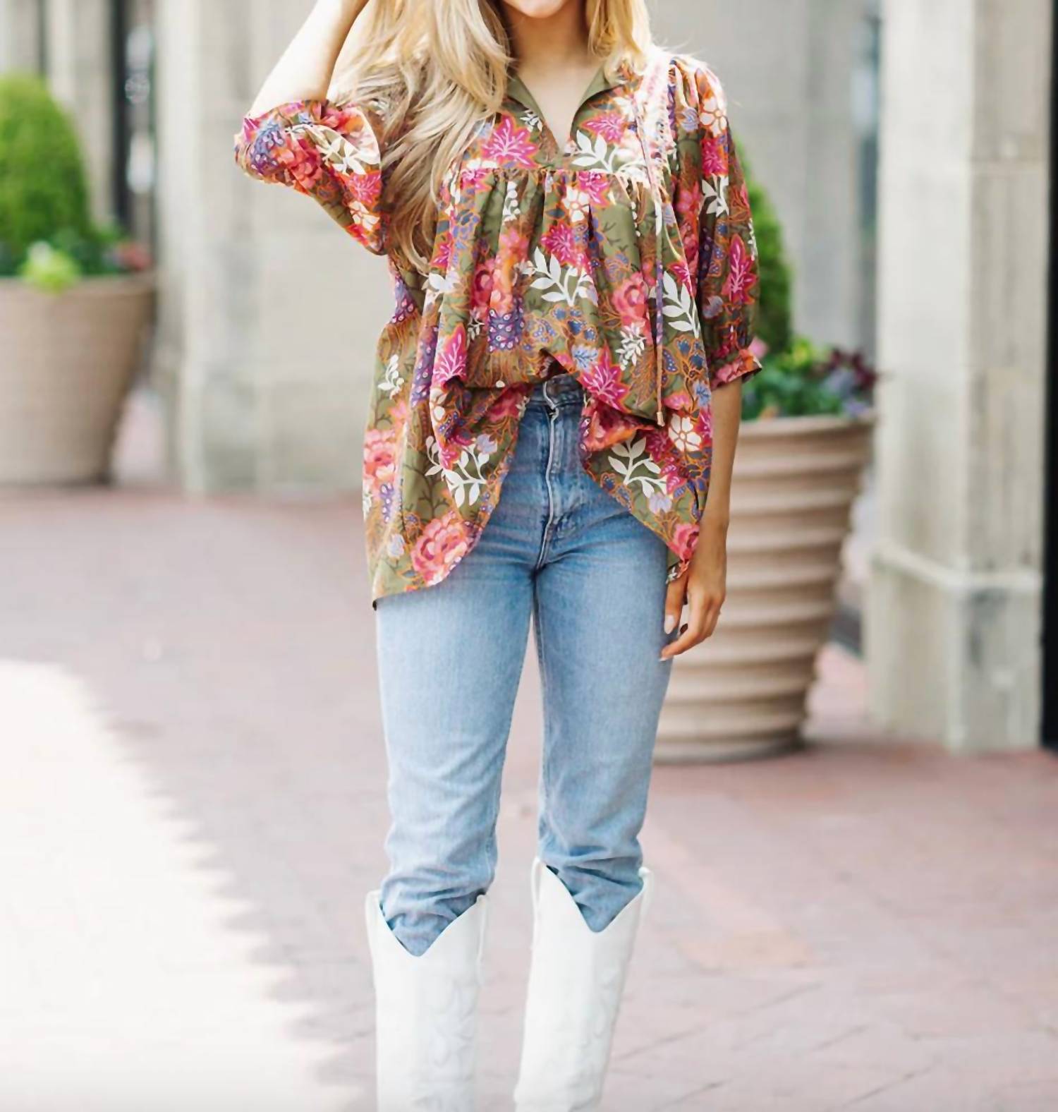 J.Marie - Hayes Puff Sleeve Tunic Top