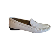 Robert Zur Women's Alice Loafer Shoes in white - women's flats - detail view