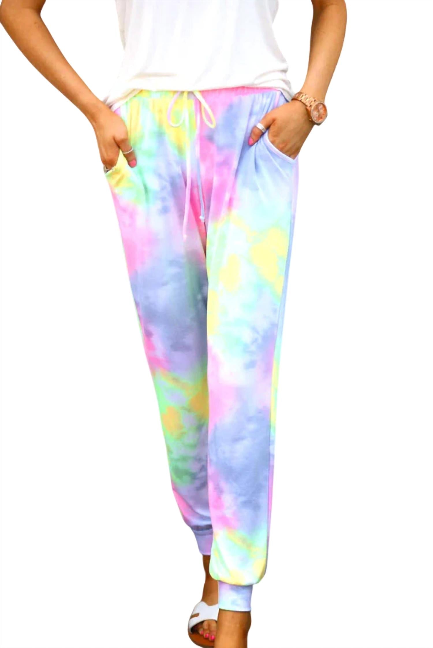 Jess Lea - Pastel Tie Dye Jogger